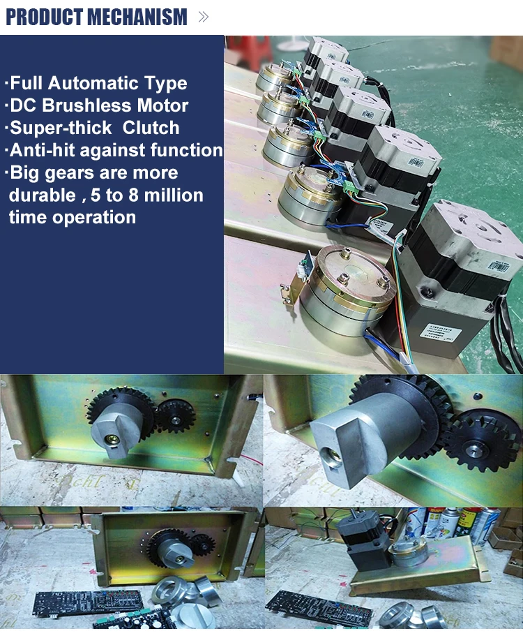 DC Brushless Motor Full Automatic Full High Turnstile Mechanism