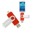 Promo christmas gift swivel pendrive memory disk micro otg usb flash drive 4g 8g 16g 32g for android mobile phone