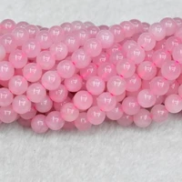 

Wholesale A Grade Hot-Sale Nature Smooth Gemstone Rose Quartz Loose Stone Beads For Jewelry Making