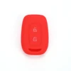 Small type 2 buttons silicone car key case for French auto Duster Dacia Scenic