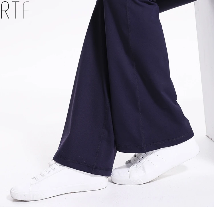 
Custom the best quality boot cut wide leg yoga pants wide leg fitness leggings 