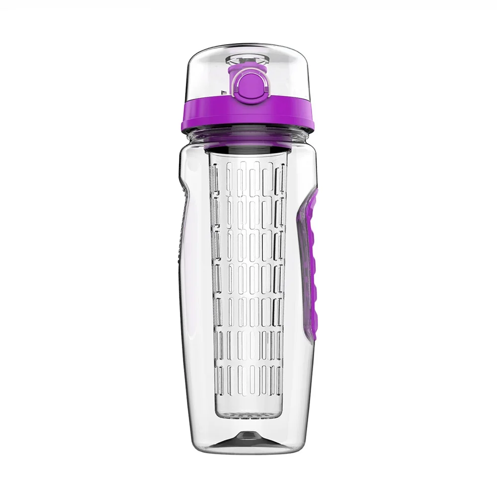 

Best selling 32oz tritan plastic fruit infuser water bottle, Could be customized