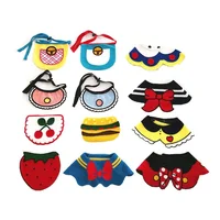 

Pet decoration Korea hot selling hand-knitted saliva towel bibs bandana dog and cat accessories