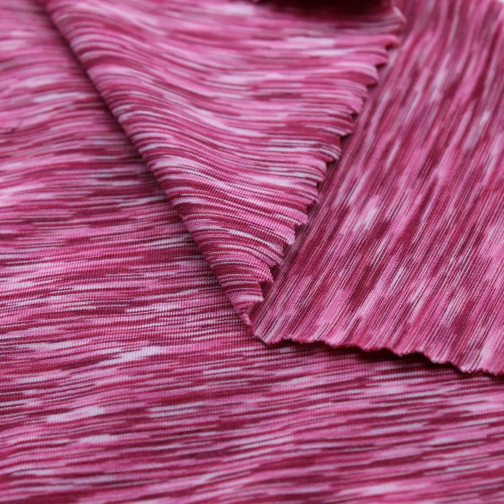 
uv resistant 50+ knit cationic Polyester spandex single jersey fabric for garment 