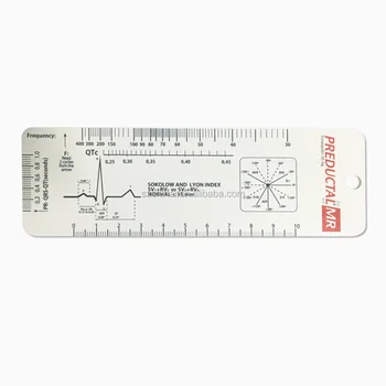 Hospital Plastic Ekg Heart Rate Electrocardiogram Scale Ruler - Buy ...