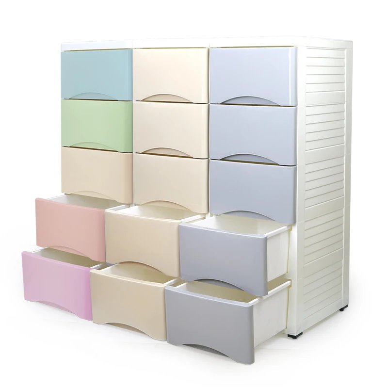 Bnbs 5 Tiers Cheap Kids Baby Plastic Storage Cabinet Drawer For