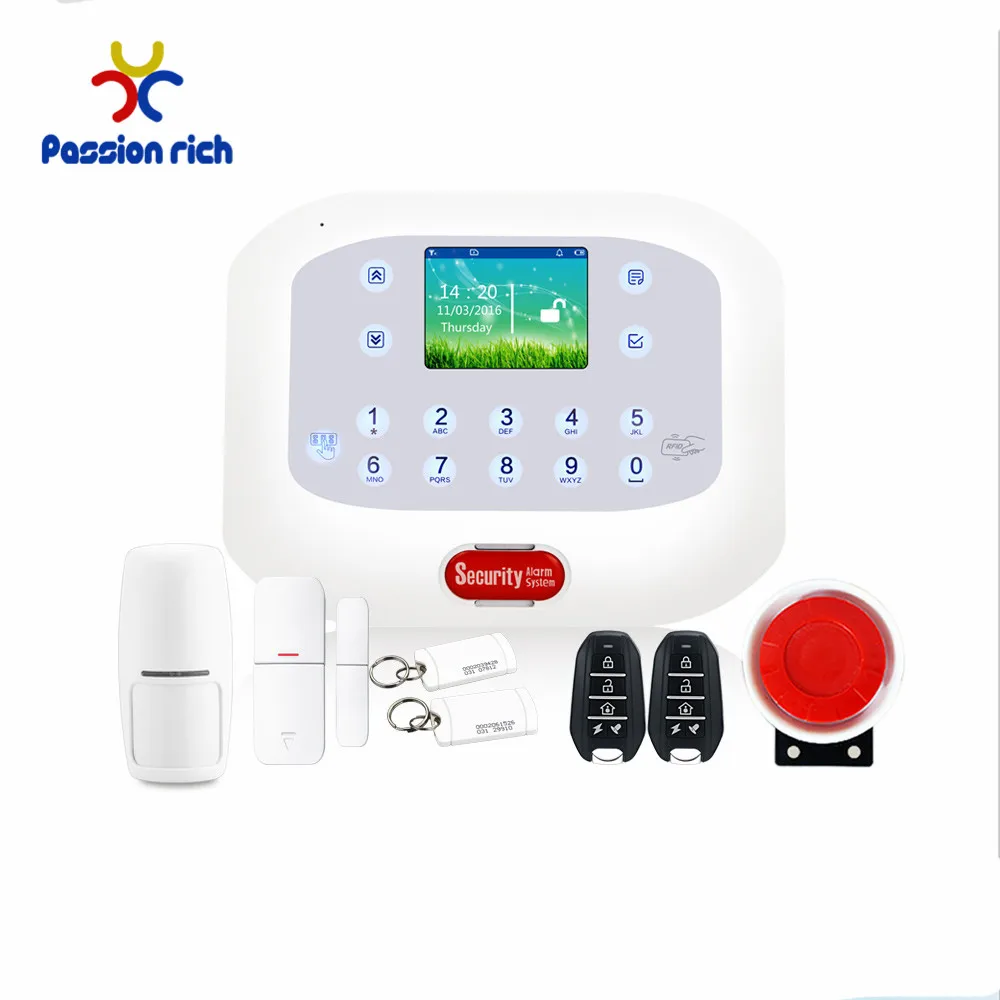 Best Home Alarm System Gsm Wifi Manual Wireless Digital Securityhome