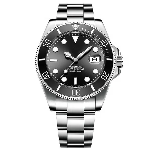 

OEM Luxury Rotating Automatic Diver Mens Stainless Steel Watch