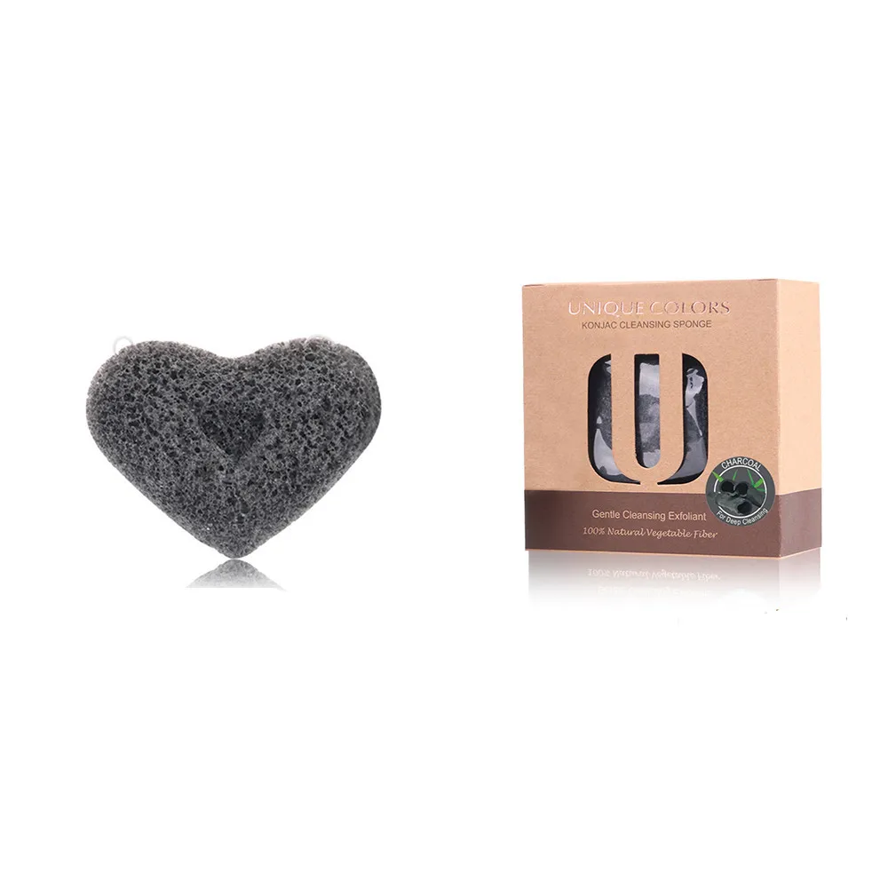

Liya Beauty Wholesale Facial Sponge Natural Charcoal Konjac Sponge -Free Samples, Oem any colors