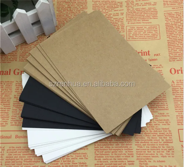 kraft paper postcards