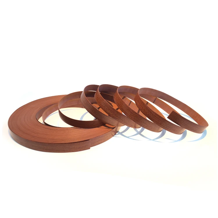 
Laminated PVC plastic self wood grain edge strips for furniture cover 