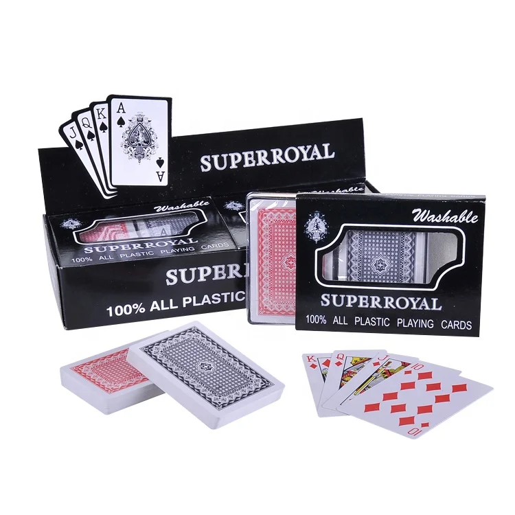 

2020 Double deck printing poker cards sets plastic playing cards
