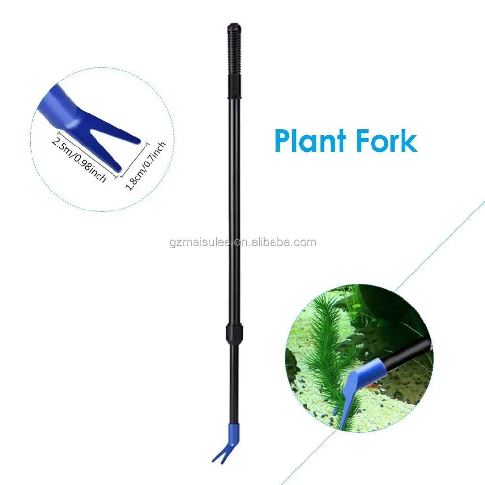 2020 Multifunction 5 In 1 Aquarium Cleaning Brush Fish Tank Wipe Tool