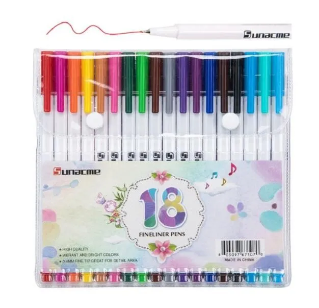 100 colors dual tip brush pens