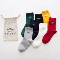 

pack sale couple weekly every day wear men women plain socks