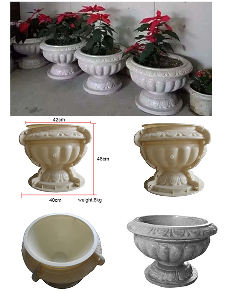 New Design Plastic Flower Pot Mold - Buy Concrete Flower Pot Molds ...