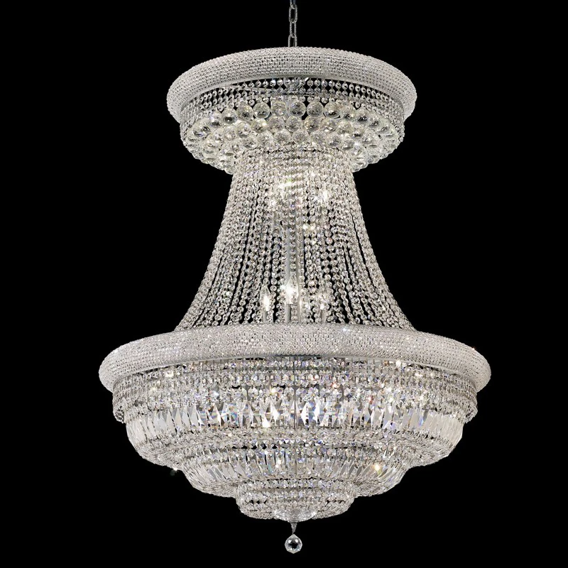 lamparas de techo de cristal modernas led acabado cromado redondo elegante para iglesia 2017 buy lampara de techo de cristal lampara de techo