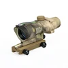 Canis Latrans 1X32 scope with red or green fiber hunting red dot sight