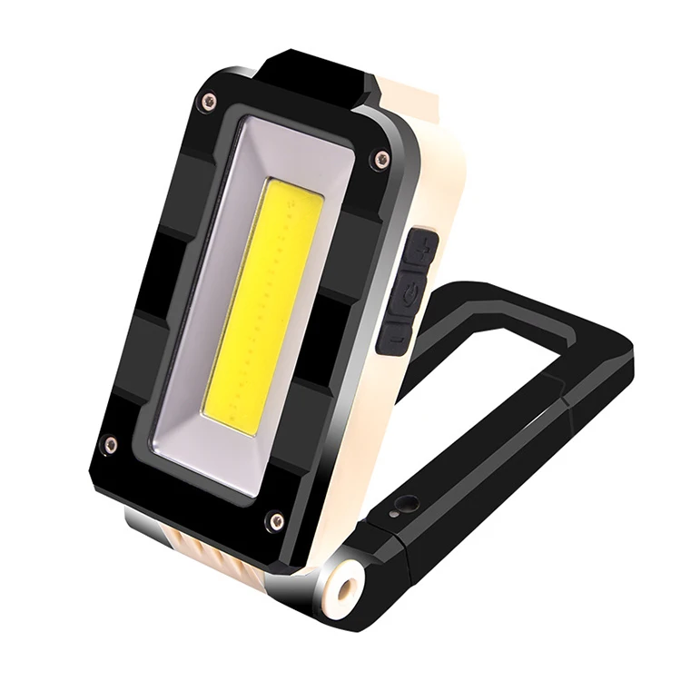 2020 NEW multi-function folding design portable usb rechargeable cob led flood work light with flashlight for tractor car