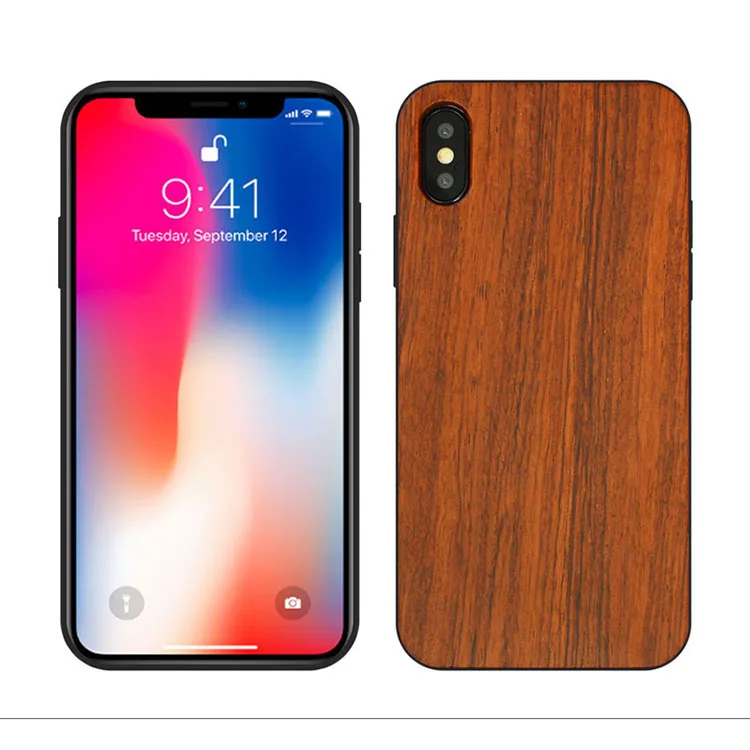 

Real Wood Case For iphone X XS Max 8 7 6 6S Plus 5S SE Cover Natural Bamboo