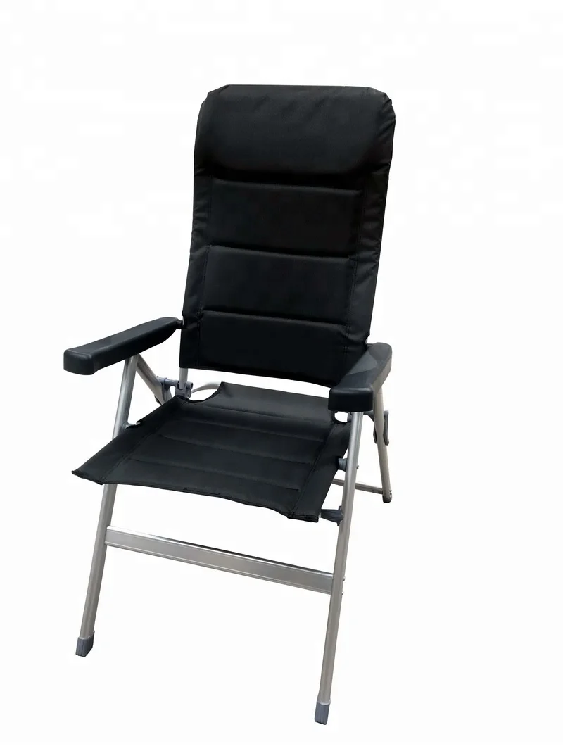 New Style Adjustable Armrest Aluminum Frame Folding Beach Chair In