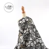 Newest design free samples two tone milk yarn water soluble heavy guipure lace fabric