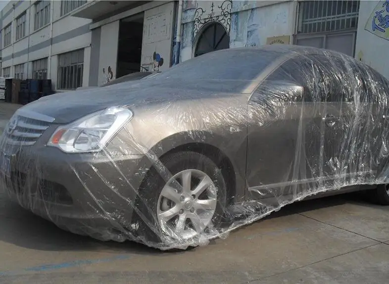 Einweg-auto Abdeckung Aus Kunststoff - Buy Auto Abdeckung,Klar