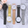 Wholesale wrist watch metal watch mesh watch women