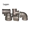 black malleable iron pipe malleable fittings nipple 1/2 inch threaded swage nipple malleable socket for oil/ home decoration
