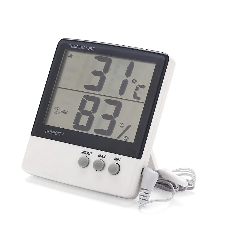 

Digital Indoor Hygrometer Outdoor Max Min Probe Temperature Industrial Thermometer digital hygrometer temperature humidity meter