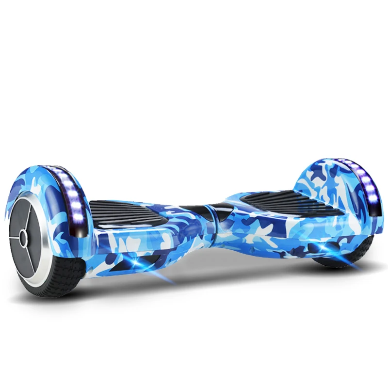 

500W Multicolor Flash Shine lights Cheap Self balancing electric scooter, White