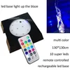 Square Shape Centerpiece Light Base 4 Inch Vase Led Light For Trophy