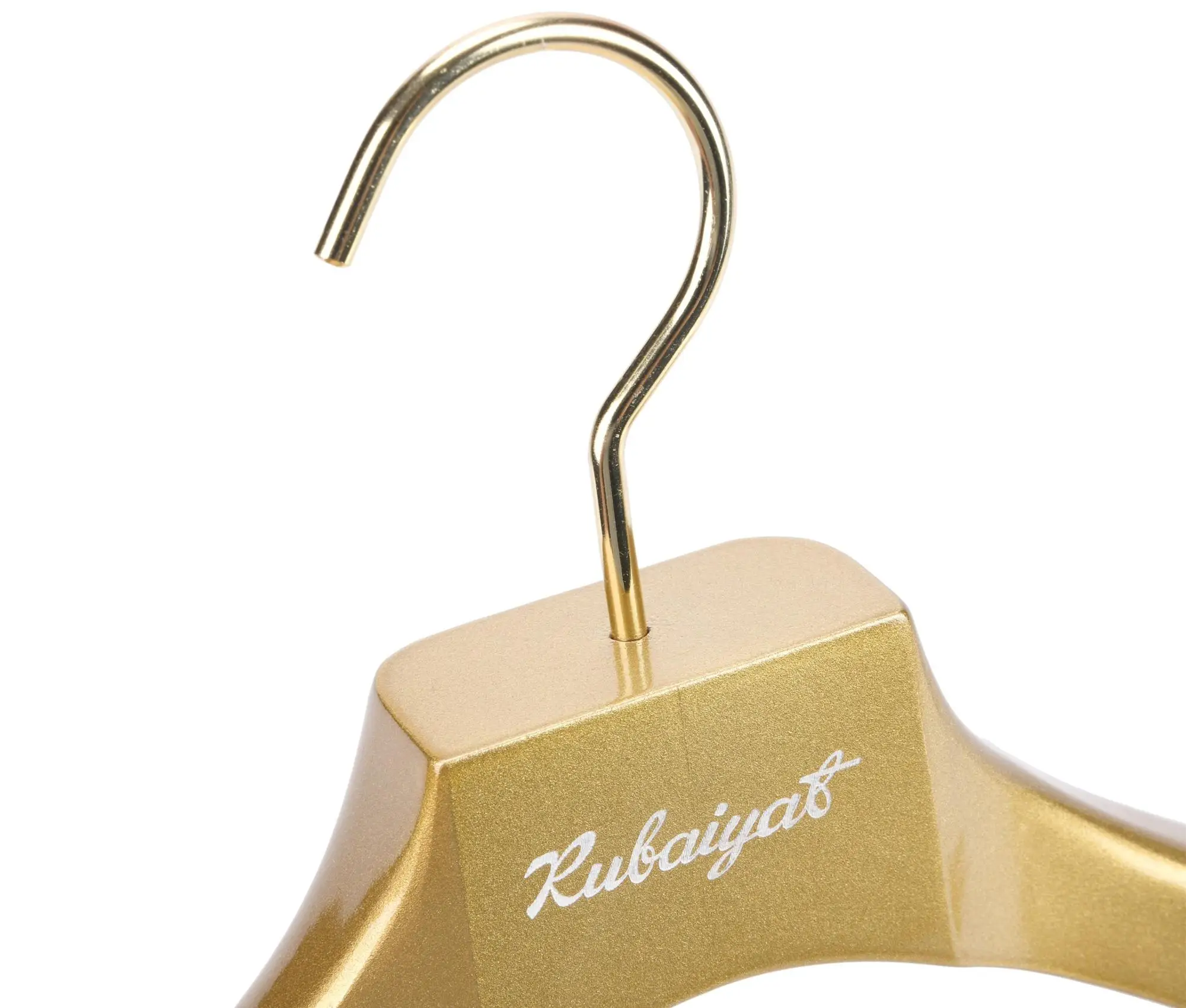 2018 New Custom Luxury Hangers Clothes Wooden With Golden Clips Buy