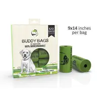 

100% biodegradable pet waste bags cornstarch dog poop bags custom printed biodegradable