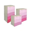Color changing Large 5-layer plastic drawer for baby