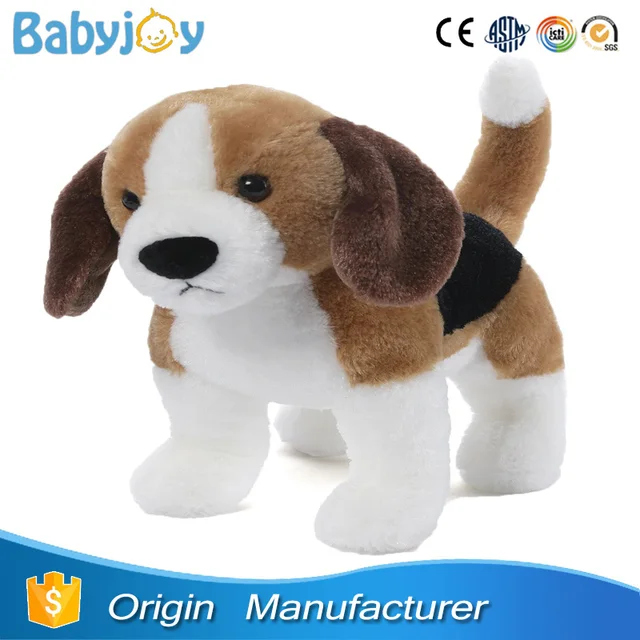 stuffed beagle dog toy, plush beagle soft toy
