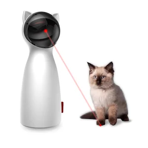 Image of Safe Automatic Light Chaser Interactive Laser Cat Toy With Laser Pointer For Pets Exercise Training Toy Pet Products 2019