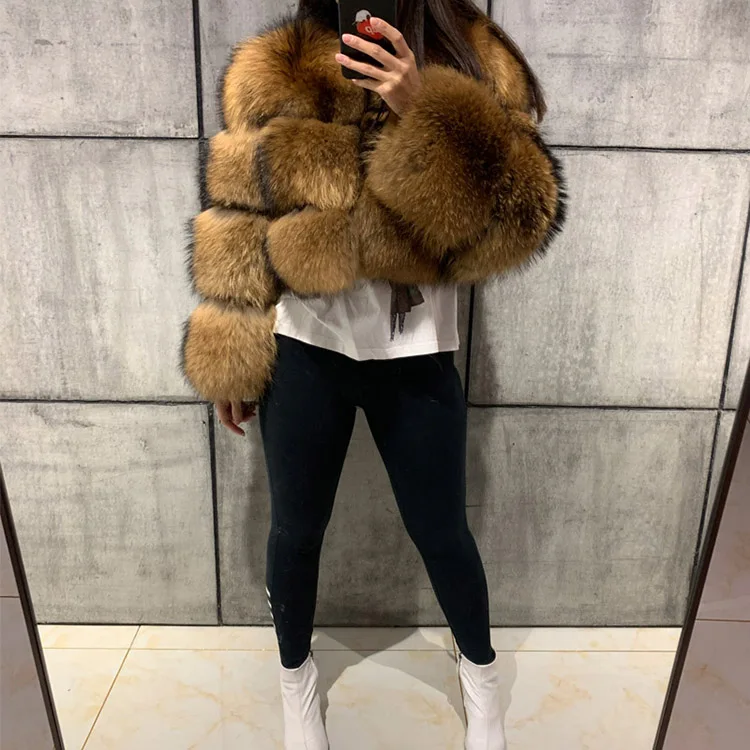 ladies short fur jackets