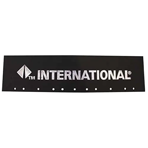 Peterbilt Set of Red /& White 6/" x 24/" Semi Truck Mud Flap-quarter Fender Flaps