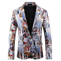 

Hot sale Autumn Suits Casual Stylish Slim Fit Men Blazer Designs