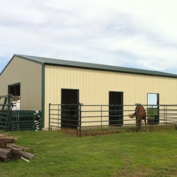 barns horse prefab steel larger