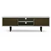 MDF wood Tv entertainment center with 2 storage cabinet