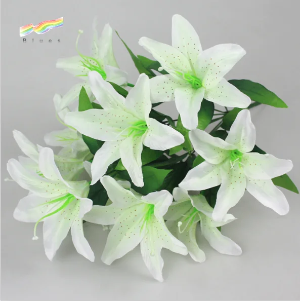 Artificial Tiger Lily Easter Silk Flowers For Sell Home Decoration