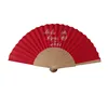 wedding&festival favor free sample wooden fan with custom design