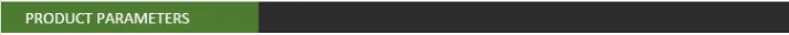 product parameter
