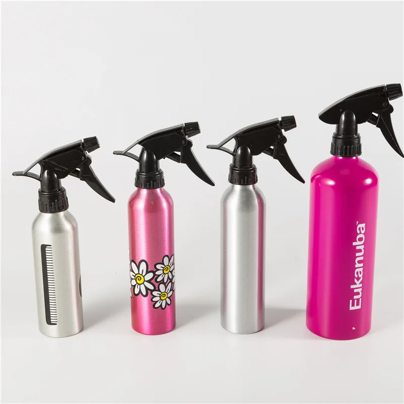 
Various Volumes and Styles Metal Aluminum Bottles with Sprayer for Cosmetic Packaging 