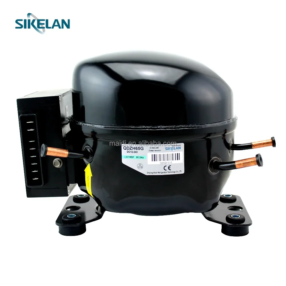 
R134a QDZH65G DC 12/24v Refrigerator Freezer Car Fridge Cooler Display Refrigeration Compressor 