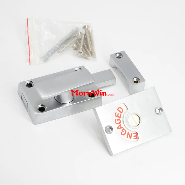 Wc Zinc Alloy Indication Lock Toilet Partition Cubicle Door Lock Buy