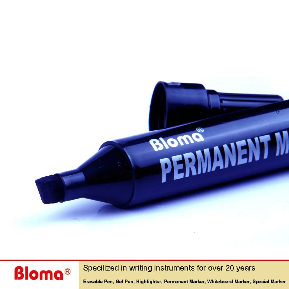 2/4/8 Mm Flat Felt Tip Jumbo Permanent Marker For Advertisement And