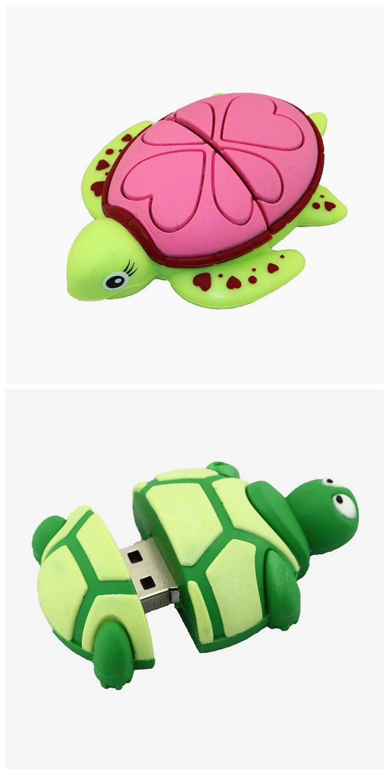USB Flash Drive Tortoise Pen Drive 4GB 8GB 16GB 32GB 64GB 128GB Animal Turtle USB Flash Pendrive Memory Stick Gifts - ANKUX.COM